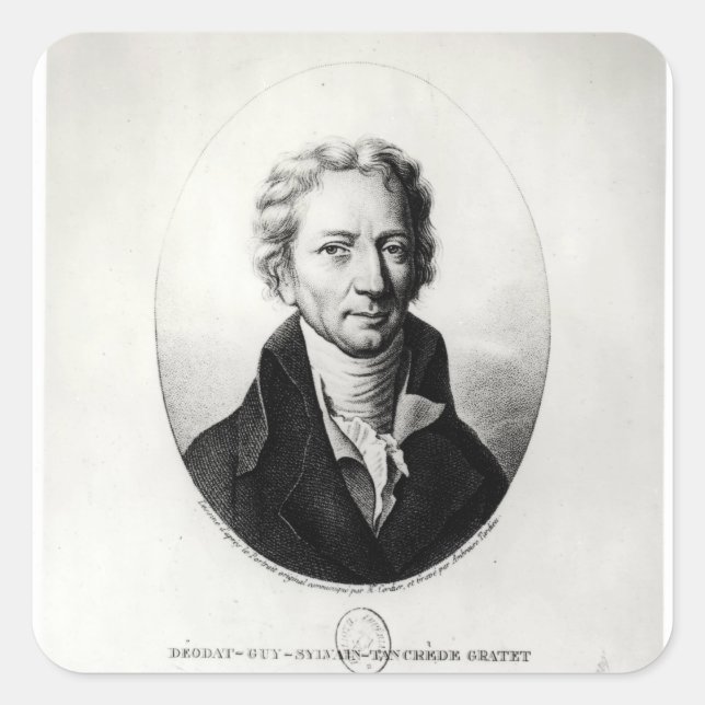 Sticker Carré Dieudonne Dolomieu (Devant)