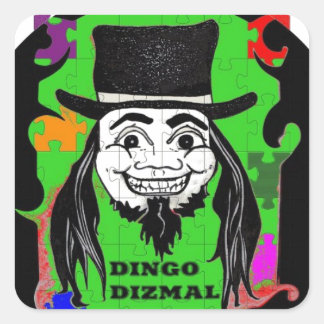 Sticker Carré DINGO the CLOWN
