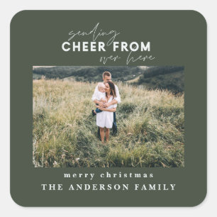 Sticker Carré distance du script envoi de la réception d'ici