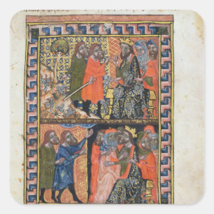 Sticker Carré Dix pestes de l'Egypte TtoB ; la peste de