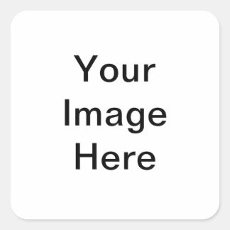 Sticker Carré do-it-yourself Concevez votre propre cadeau Zazzle