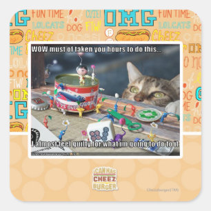 Sticker Carré Doit prendre des heures