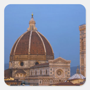 Sticker Carré Dôme de la cathédrale Père Noël Maria del Fiore au