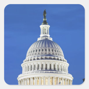 Sticker Carré Dôme du Capitol américain