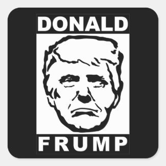 Sticker Carré donald frump