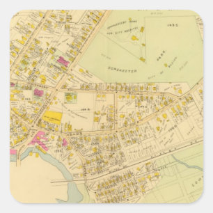 Sticker Carré Dorchester, Massachusetts 3