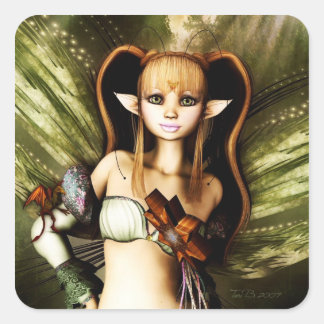 Sticker Carré Douce fée de mauvais chef