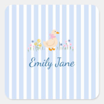 Douce Oie Fleur Sauvage Baby Shower Baptême