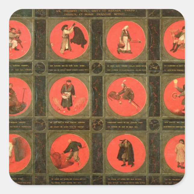 Sticker Carré Douze proverbes, c.1558-60 (Devant)
