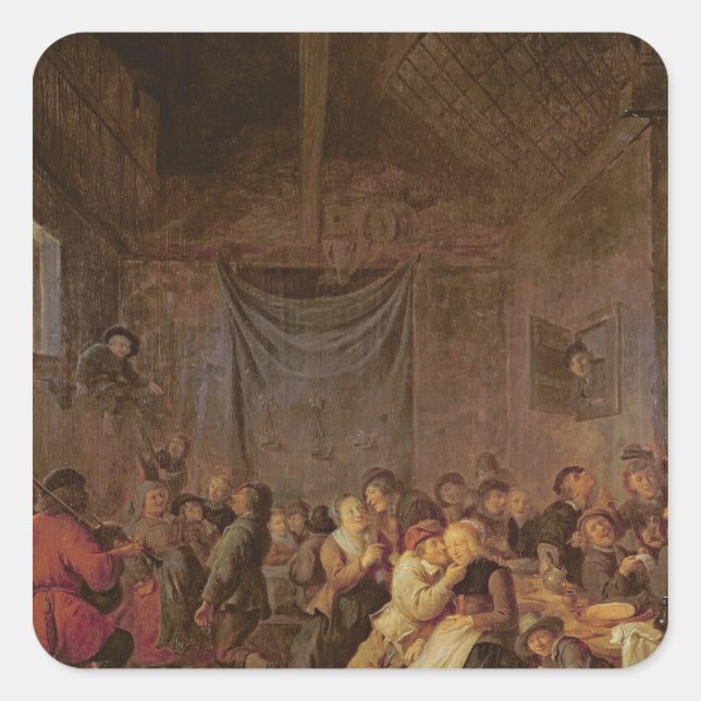 Sticker Carré Douzième Nuit (Devant)