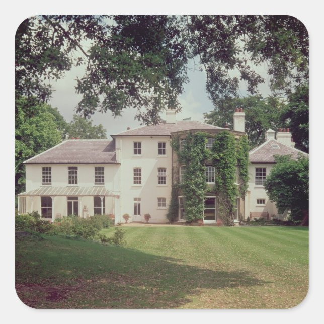 Sticker Carré Down House, la maison de Charles Darwin (Devant)