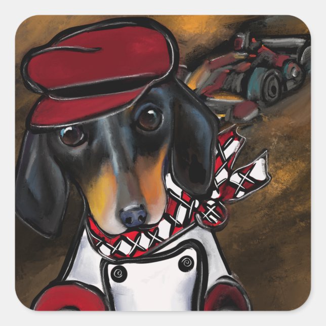 STICKER CARRÉ DOXIE RACER (Devant)
