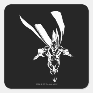 Sticker Carré Dr Fate Flying Outline