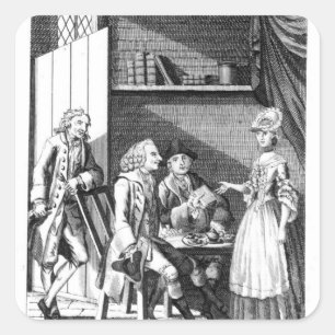 Sticker Carré Dr Johnson's Entertainment