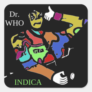 STICKER CARRÉ DR OMS INDICA