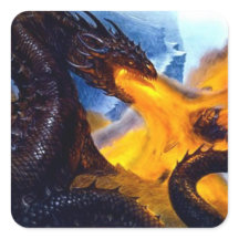 Dragon au feu avec Beowulf