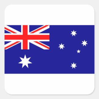 Sticker Carré Drapeau australien - Drapeau australien