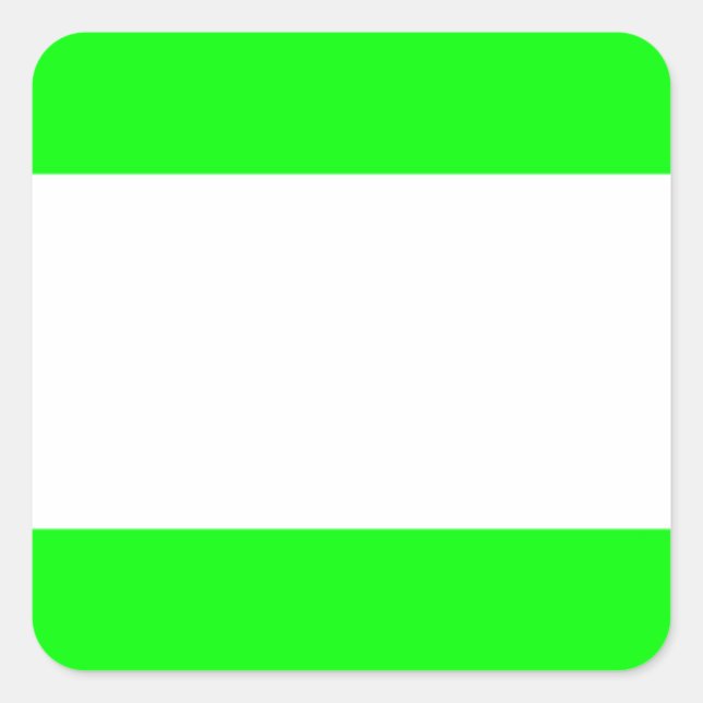 Sticker Carré Drapeau de Rotterdam (Devant)