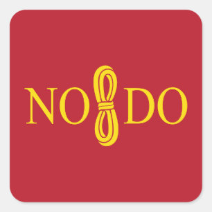 Sticker Carré Drapeau de Séville, Espagne