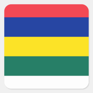 Sticker Carré Drapeau de Terschelling