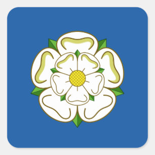 Sticker Carré Drapeau du Yorkshire