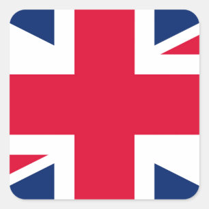 Sticker Carré Drapeau Union Jack - UK