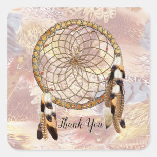 Sticker Carré Dream Catcher fixe