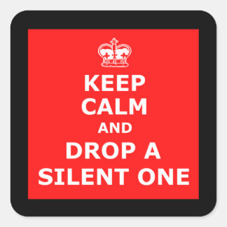 Sticker Carré Drôle