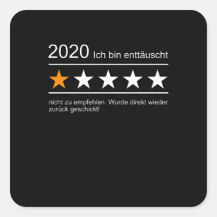 Sticker Carré Drôle de dire cadeau 2020