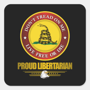 Sticker Carré DTOM - Fier Libertarien