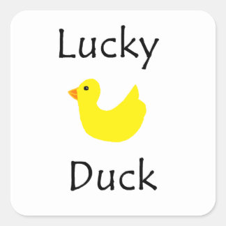 Sticker Carré Duck