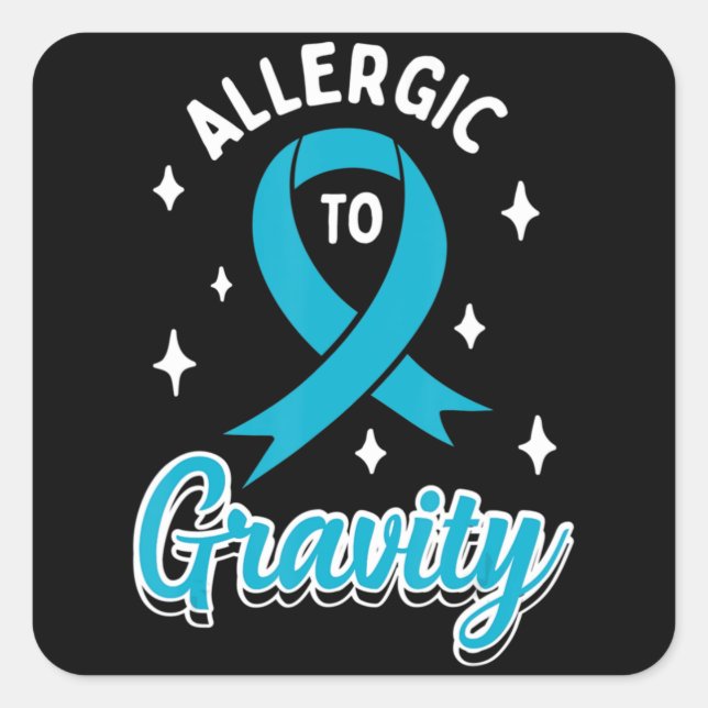 Sticker Carré Dysautonomia POTS Sensibilisation T-shirt40 (Devant)