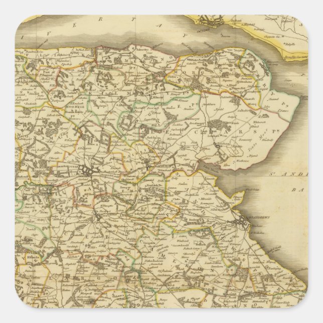 Sticker Carré East Fife (Devant)