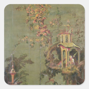 Sticker Carré Eau, à partir d'une série de panneaux représentant