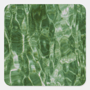 Sticker Carré Eau verte