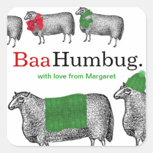 Sticker Carré Écharpe de tricotage de couverture de casquette d