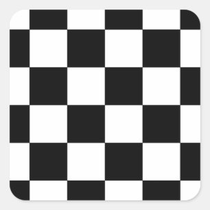 Sticker Carré Échecboard