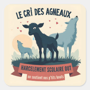 Sticker Carré Écho Contre l’Oppression - Insigne #BalanceTonTyra