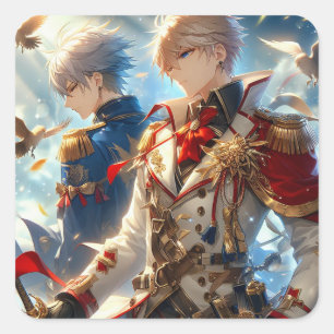 Sticker Carré Echoes of War : Whispers of Peace