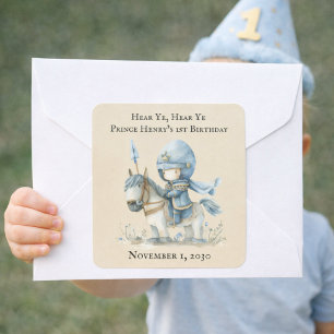 Sticker Carré Écoutez, écoutez, écoutez, le 1er anniversaire de 