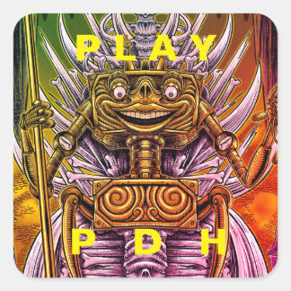 STICKER CARRÉ ÉCOUTEZ LE DRONE