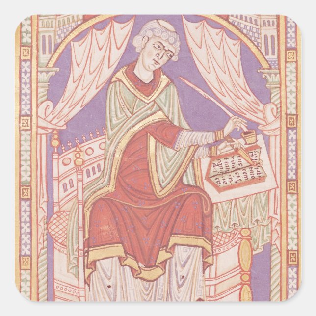 Sticker Carré Écriture Baudemond (Devant)