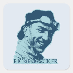 Sticker Carré Eddie Rickenbacker - 2