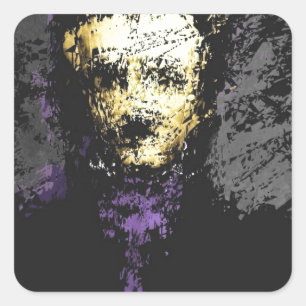 Sticker Carré Edgar Allan Poe