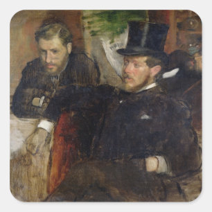 Sticker Carré Edgar Degas Jeantaud, Linet et Laine, 1871