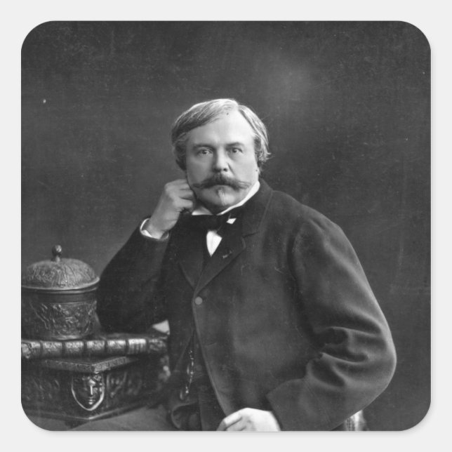 Sticker Carré Edmond de Goncourt (Devant)