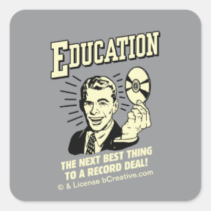 Sticker Carré Éducation : Meilleur dossier