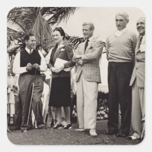 Sticker Carré Edward, Duke of Windsor (1894-1972) et Wallis