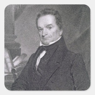 Sticker Carré Edward Livingston, gravé par Edward Wellmore (fl.