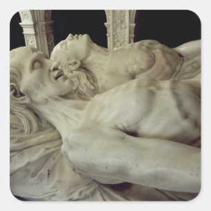 Sticker Carré Effigies de Louis XII et Anne de Bretagne